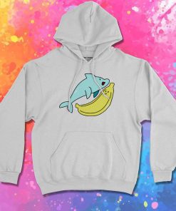 Dolphin And Giant Yellow Banana Hoodie