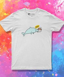 Dolphin Playing Blow Fish T-Shirt