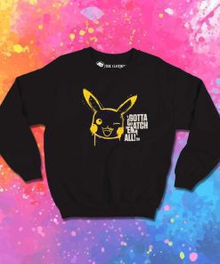 Dripping Pikachu Pokemon Sweatshirt