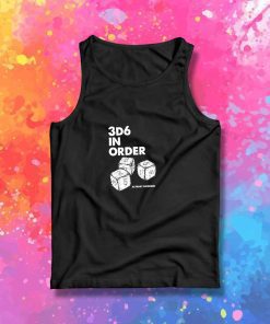 Dungeons And Dragons Dice In Order Tank Top
