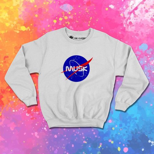 Elon Musk Nasa Logo Sweatshirt
