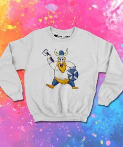 Fat Viking Warrior Cartoon Sweatshirt