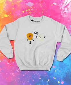 Ghost Corn Halloween Popcorn Sweatshirt