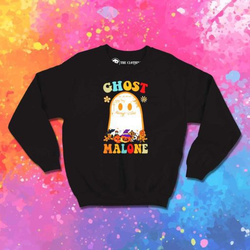 Ghost Malone Colorful Halloween Sweatshirt