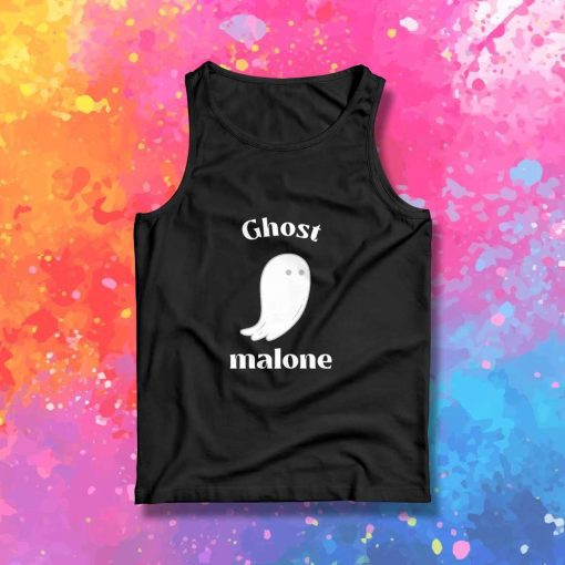 Ghost Malone Curved Tank Top