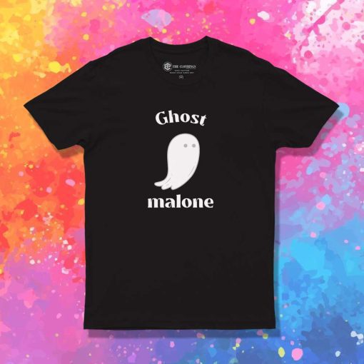 Ghost Malone Curved T-Shirt