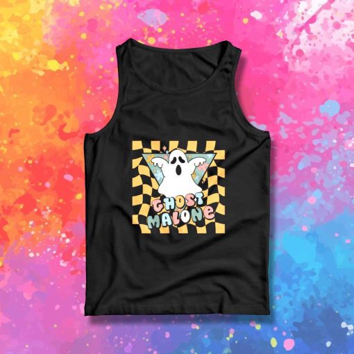 Ghost Malone Flower Flag Tank Top