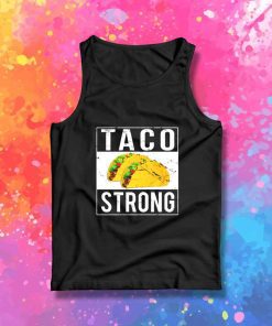 Grunge Taco Strong Logo Tank Top