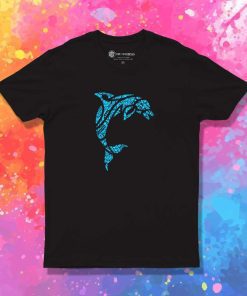 Hawaiian Tribal Tattoo Dolphin T-Shirt