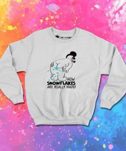 How Snowflakes Made Christmas Sweatshirt