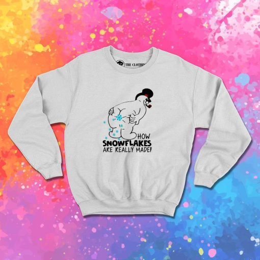 How Snowflakes Made Christmas Sweatshirt