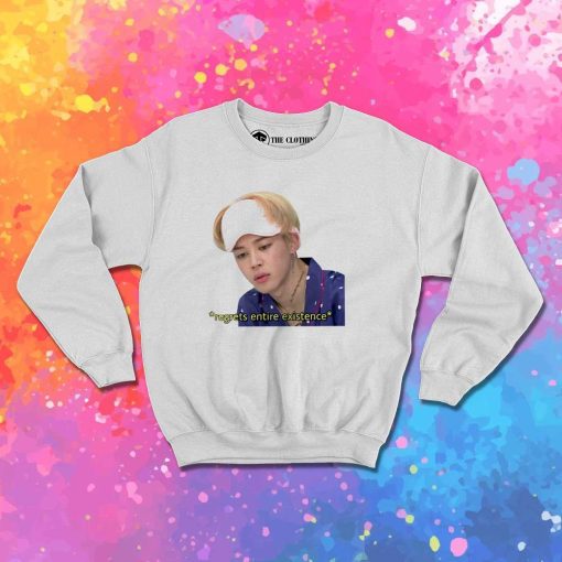 Jimin Regret Entire Existence Sweatshirt