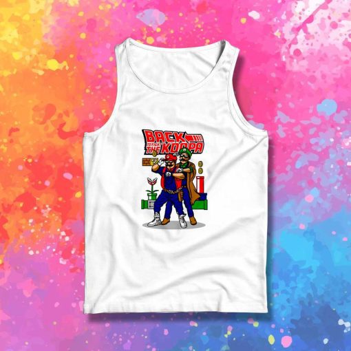 Mario Back To The Future Parody Tank Top