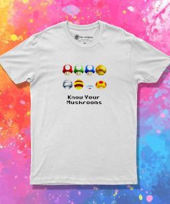 Mario Know Your Mushrooms T-Shirt