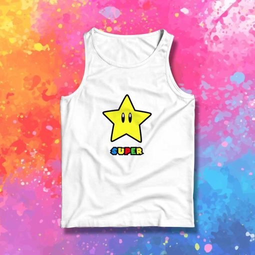 Mario The Super Star Tank Top