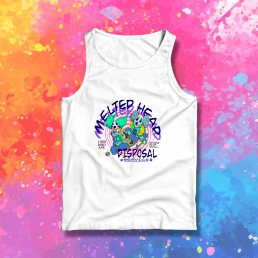 Melted Head Clown Service Tank Top