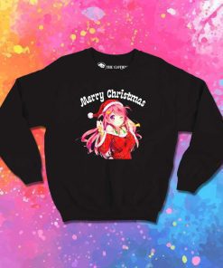 Merry Christmas Anime Girl Sweatshirt