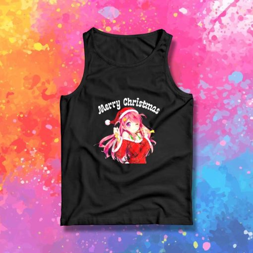 Merry Christmas Anime Girl Tank Top