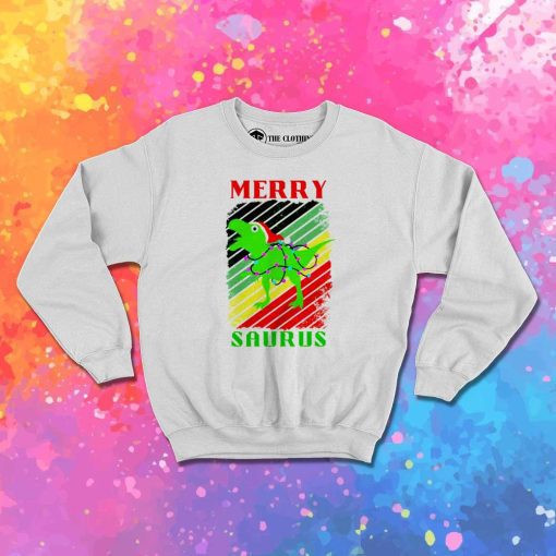 Merry Saurus Lights Sweatshirt