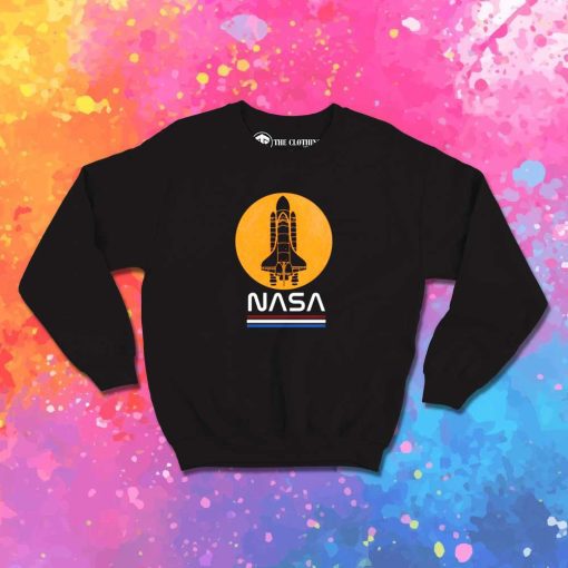 Nasa Retro Rocket Logo Sweatshirt