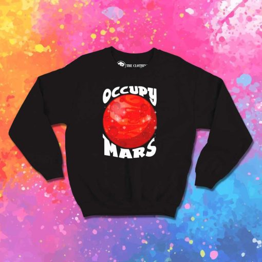 Occupy Mars Sparkling Planet Sweatshirt