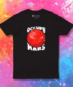 Occupy Mars Sparkling Planet T-Shirt