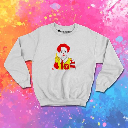 Pink Ronald Female McDonald Sweatshirt
