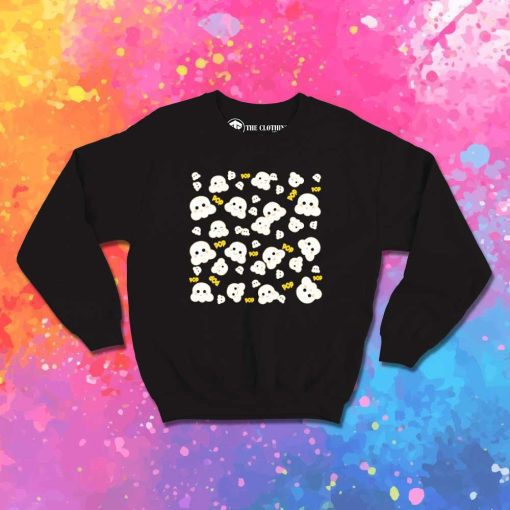 Pop Pop Popcorn Pattern Sweatshirt