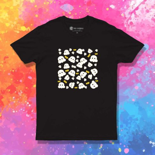 Pop Pop Popcorn Pattern T-Shirt