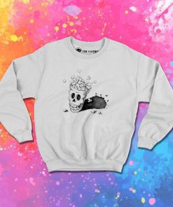 Popcorn Skull Cup Sweatshirt