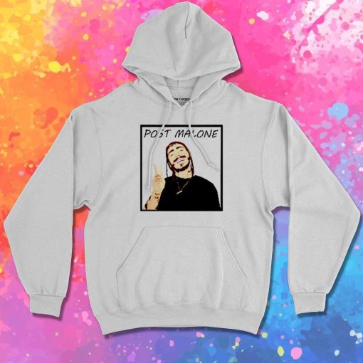 Post Malone Peace Sign Cartoon Hoodie
