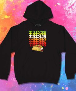 Retro Tacos Tacos Tacos Hoodie