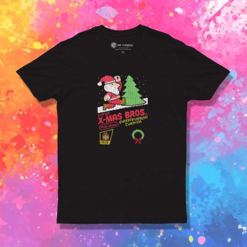 Santa Super X-mas Bros T-Shirt
