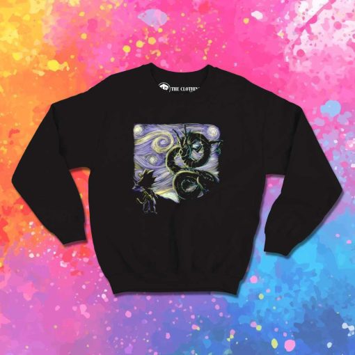 Shenron Dragon Starry Night Sweatshirt