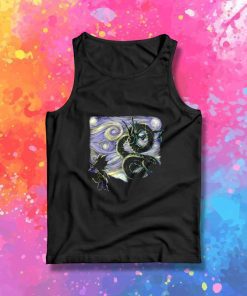 Shenron Dragon Starry Night Tank Top