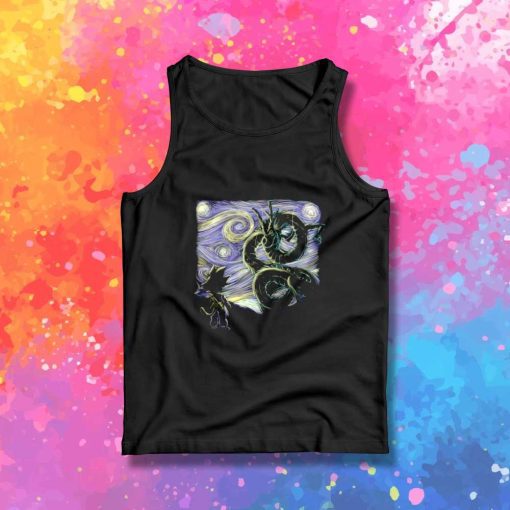 Shenron Dragon Starry Night Tank Top