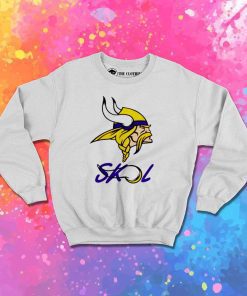 Skol Nordic Vikings Warrior Head Sweatshirt