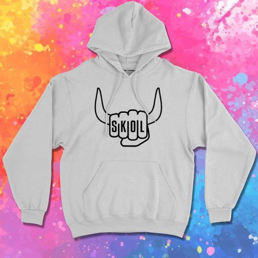 Skol Vikings Helmet Fist Hoodie