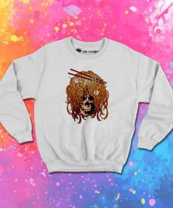 Skull Ramen Hair Horror Sweatshirt