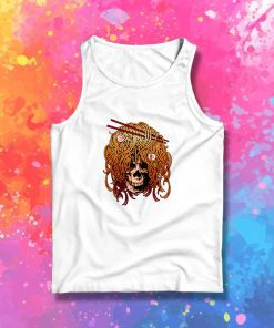 Skull Ramen Hair Horror Tank Top