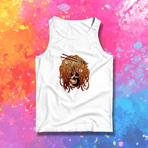 Skull Ramen Hair Horror Tank Top