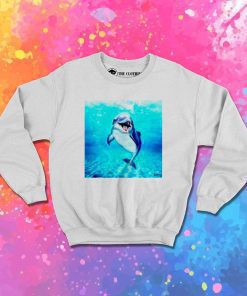 Smiling Little Dolphin Sweatshirt