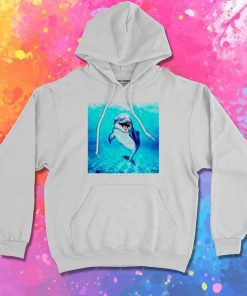 Smiling Little Dolphin Hoodie