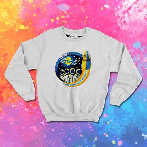 SpaceX Crew 1 Nasa Logo Sweatshirt