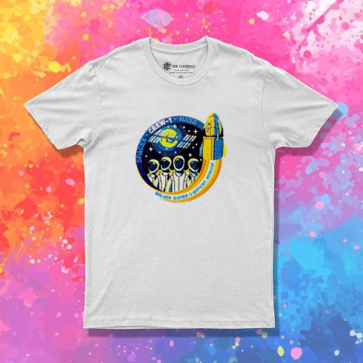 SpaceX Crew 1 Nasa Logo T-Shirt