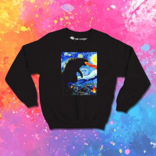 Starry Kaiju Monster Godzilla Sweatshirt