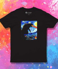Starry Kaiju Monster Godzilla T-Shirt