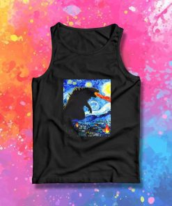 Starry Kaiju Monster Godzilla Tank Top
