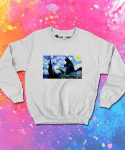 Starry Kaiju Night Painting Sweatshirt