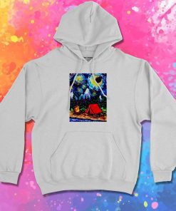 Starry Night Camp Fire Hoodie